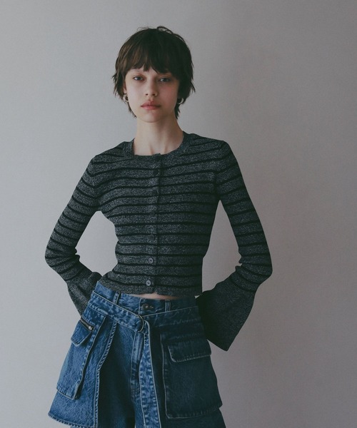 BAYFLOW（ベイフロー）の「【EF(エフ)】デニムベルトスカート（WOMEN）（デニムスカート・レディース・グレー/インディゴブルー・FREE）」の5枚目の写真