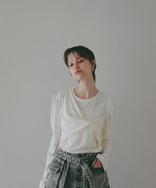 BAYFLOW（ベイフロー）の「【EF(エフ)】デニムベルトスカート（WOMEN）（デニムスカート・レディース・グレー/インディゴブルー・FREE）」の16枚目の写真