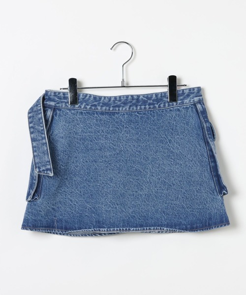 BAYFLOW（ベイフロー）の「【EF(エフ)】デニムベルトスカート（WOMEN）（デニムスカート・レディース・グレー/インディゴブルー・FREE）」の20枚目の写真