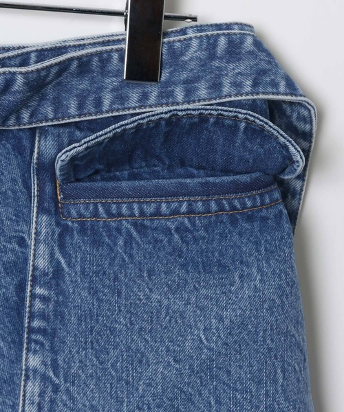 BAYFLOW（ベイフロー）の「【EF(エフ)】デニムベルトスカート（WOMEN）（デニムスカート・レディース・グレー/インディゴブルー・FREE）」の22枚目の写真