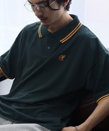 KANGOL（カンゴール）の「【KANGOL カンゴール】別注 ワンポイント刺繍 半袖 ポロシャツ（ポロシャツ）」