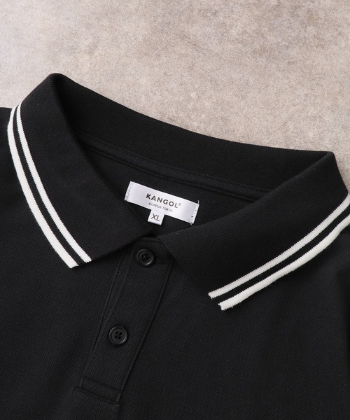 KANGOL（カンゴール）の「【KANGOL/カンゴール】別注 ワンポイント刺繍 半袖 ポロシャツ（ポロシャツ・メンズ・ホワイト/ネイビー/ブラック系1/ブラウン/ブラック系2/チャコールグレー/ワインレッド/グリーン・XL/L/M/S）」の18枚目の写真
