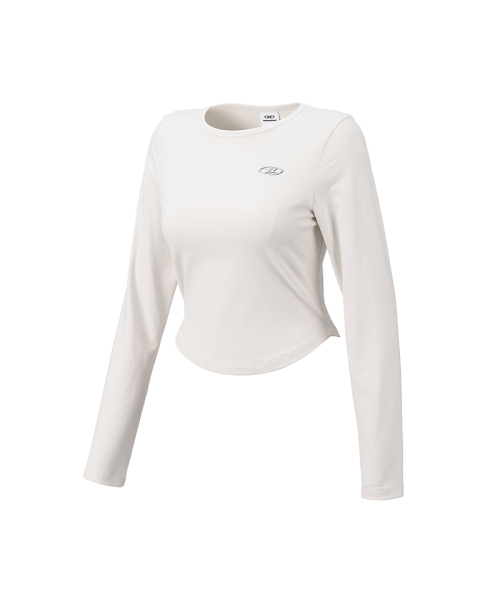 BORN TO WIN（ボーントゥウィン）の「W B-SOFT EASY LONG SLEEVE [IVORY]（Tシャツ/カットソー・レディース・その他・1/2/3）」の2枚目の写真