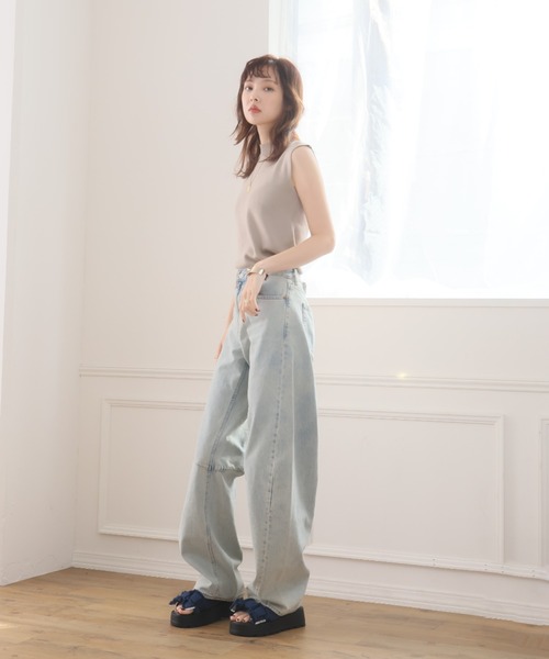 VIVIAN（ヴィヴィアン）の「ダブルビッグリボン厚底サンダル（サンダル・レディース・ワンウォッシュ/ブラック・S/M/L）」の17枚目の写真