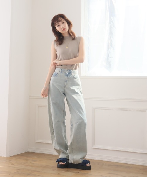 VIVIAN（ヴィヴィアン）の「ダブルビッグリボン厚底サンダル（サンダル・レディース・ワンウォッシュ/ブラック・S/M/L）」の16枚目の写真