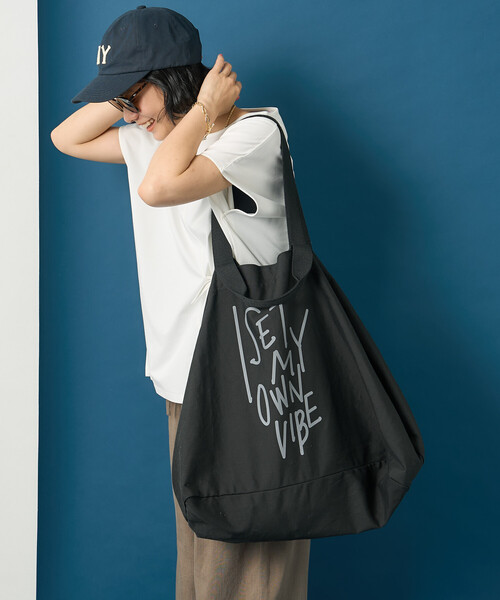 藤本美貴 × FREAK'S STORE/フリークスストア メッセージ ロゴ ビッグ