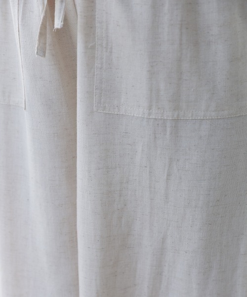 Bou Jeloud（ブージュルード）の「麻混ストレートパンツ（その他パンツ・レディース・チャコールグレー・MEDIUM）」の17枚目の写真