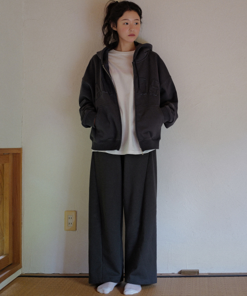 セール】Penny logo sweat pants (charcoal)（スウェットパンツ