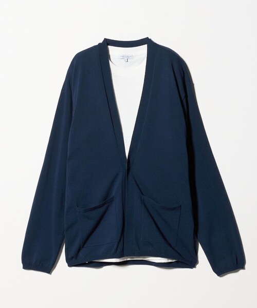A DAY IN THE LIFE UNITED ARROWS(アデイインザライフユナイテッドアローズ)の「ハイツイスト 1ボタン カーディガン+Tシャツ-セットアイテム・ウォッシャブル・UVカット-<A DAY IN THE LIFE>(カーディガン/ボレロ・メンズ・オレンジ/その他1/ネイビー/ライトグレー・M/L/S)」の2枚目の写真