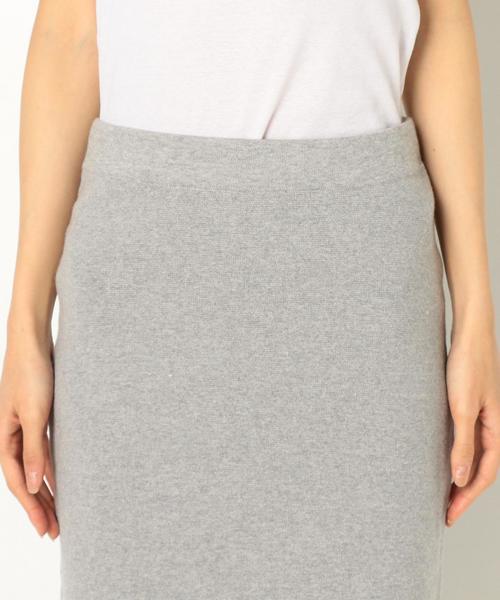 Another Edition(アナザーエディション)の「ミラノリブタイトスカート/AEMFC ミラノ RIB タイト SK◆(スカート・レディース・ライトグレー/ブラック・FREE)」の9枚目の写真