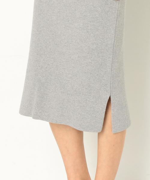 Another Edition(アナザーエディション)の「ミラノリブタイトスカート/AEMFC ミラノ RIB タイト SK◆(スカート・レディース・ライトグレー/ブラック・FREE)」の8枚目の写真