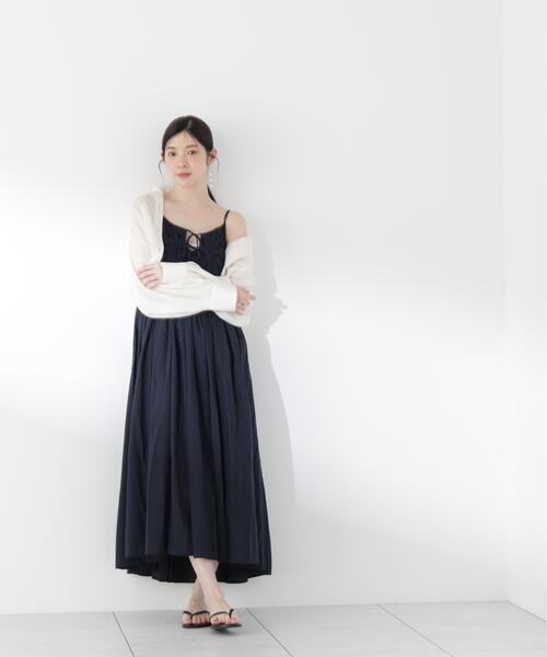 PROPORTION BODY DRESSING(プロポーションボディドレッシング)の「【青島心さん着用】短丈シアーシャツ / 1216110410(シャツ/ブラウス・レディース・ブラウン/ホワイト系その他/ブルー・FREE)」の10枚目の写真