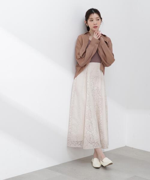 PROPORTION BODY DRESSING(プロポーションボディドレッシング)の「【青島心さん着用】短丈シアーシャツ / 1216110410(シャツ/ブラウス・レディース・ブラウン/ホワイト系その他/ブルー・FREE)」の20枚目の写真