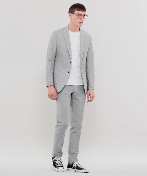 MACKINTOSH LONDON(マッキントッシュ ロンドン)の「【WEB・一部店舗限定】【FLEX JERSEY】デニムジャージーセットアップジャケット(テーラードジャケット・メンズ・グレー/ネイビー・38/40/36)」の13枚目の写真