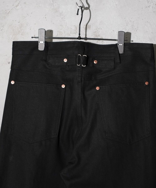 FOREMOST WWⅡ 5POCKET WIDE PANT 二戰版錐形黑色寬版牛仔褲