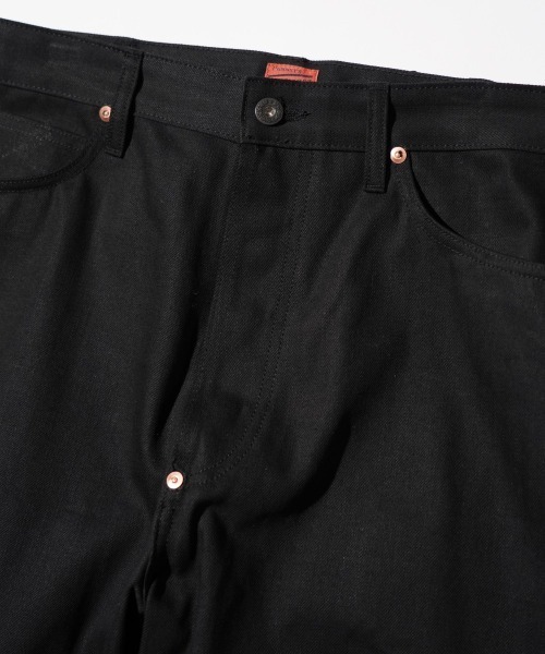 FOREMOST WWⅡ 5POCKET WIDE PANT 二戰版錐形黑色寬版牛仔褲