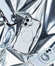 iFace（アイフェイス）の「iPhone 17/16/15/14/13 専用 iFace BeBling Wave MagSynq MagSafe対応 クリアケース（スマホケース/カバー）」