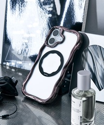 iFace(�A�C�t�F�C�X)��iPhone 17/16/15/14/13 ��p iFace BeBling Wave MagSynq MagSafe�Ή� �N���A�P�[�X(�X�}�z�P�[�X/�J�o�[)