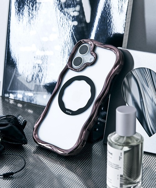 キルティングビジューDDチャームiPhoneケース（スマホケース/カバー