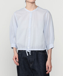 LE GLAZIK | LE GLAZIK | シアーサッカー カラーレスシャツ WOMEN(シャツ/ブラウス)