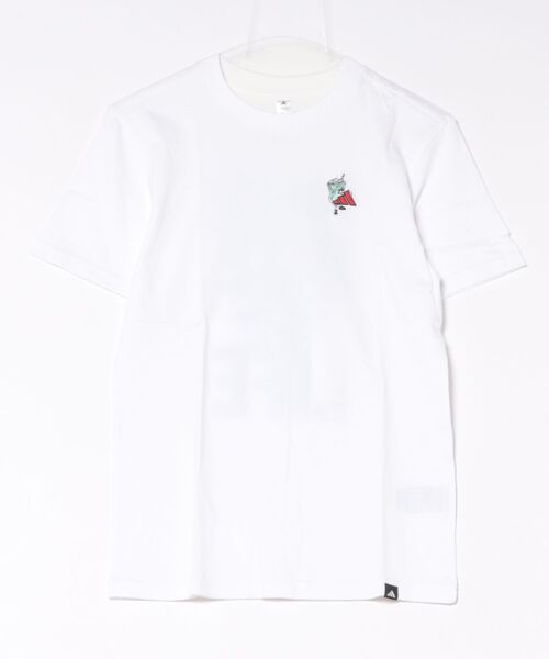 adidas(アディダス)の「《adidas》WFOODグラフィックTシャツ(Tシャツ/カットソー・レディース・ホワイト/ベージュ系その他・S/M/L/XL)」の1枚目の写真