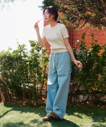 COVERNAT | WOMAN STRIPED DENIM PANTS(デニムパンツ)