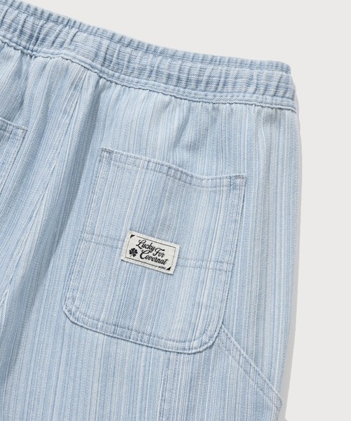 COVERNAT（カバーナット）の「WOMAN STRIPED DENIM PANTS（デニムパンツ・レディース・ライトブルー・MEDIUM/SMALL）」の15枚目の写真