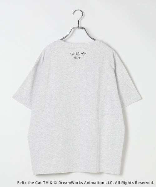 LEPSIM（レプシィム）の「【FELIX】TSS　656731（Tシャツ/カットソー・レディース・グレー/チャコールグレー/オフホワイト・FREE）」の6枚目の写真