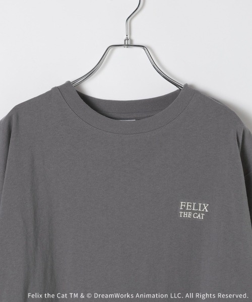 LEPSIM（レプシィム）の「【FELIX】TSS　656731（Tシャツ/カットソー・レディース・グレー/チャコールグレー/オフホワイト・FREE）」の7枚目の写真
