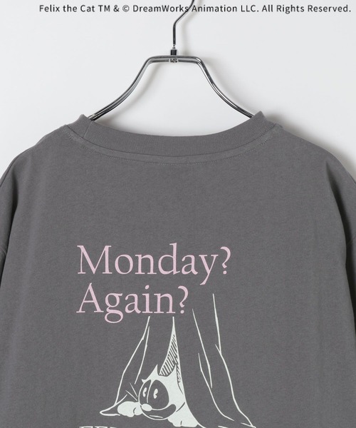 LEPSIM（レプシィム）の「【FELIX】TSS　656731（Tシャツ/カットソー・レディース・グレー/チャコールグレー/オフホワイト・FREE）」の10枚目の写真