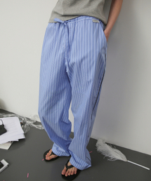 LEVAR（レバー）の「Pinstripe Lounge Pants - Blue Stripe（その他パンツ）」