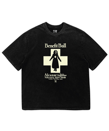 ベネフィットボール ピグメントダイング半袖Tシャツ