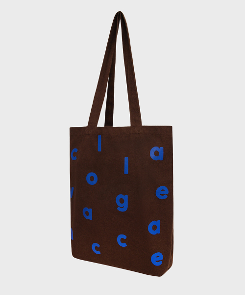COLLAGEVACANCE(コラージュバカンス)の「Logo Alphabet Cotton Bag (Brown)(エコバッグ/サブバッグ・レディース・その他・FREE)」の2枚目の写真