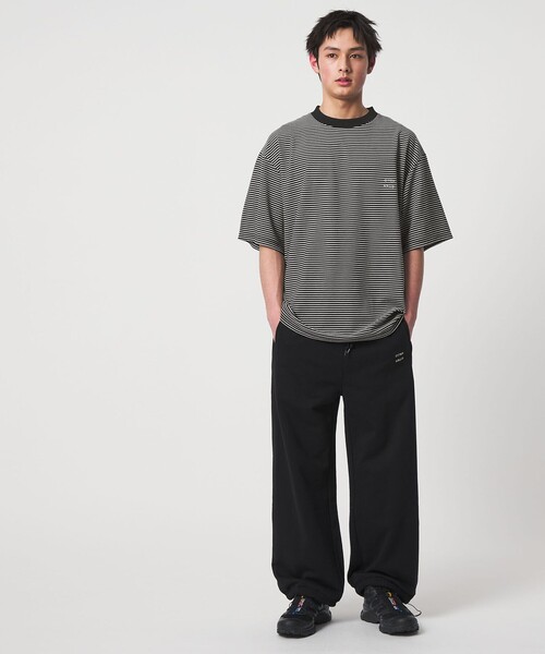 CITEN(シテン)の「<CITEN>リップルボーダーT(Tシャツ/カットソー・メンズ・ホワイト/ブラック・L/M)」の9枚目の写真