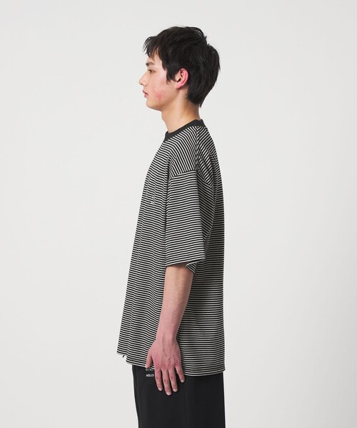 CITEN(シテン)の「<CITEN>リップルボーダーT(Tシャツ/カットソー・メンズ・ホワイト/ブラック・L/M)」の20枚目の写真