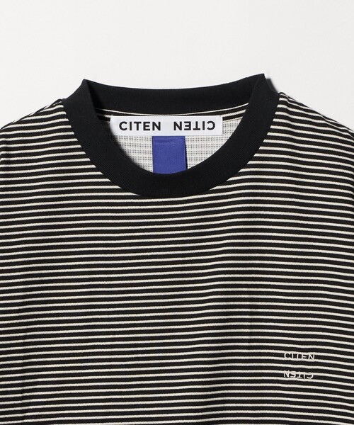 CITEN(シテン)の「<CITEN>リップルボーダーT(Tシャツ/カットソー・メンズ・ホワイト/ブラック・L/M)」の16枚目の写真