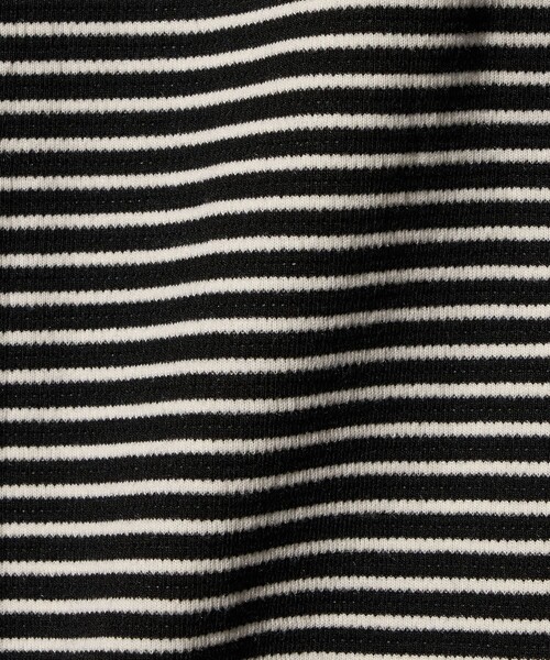 CITEN(シテン)の「<CITEN>リップルボーダーT(Tシャツ/カットソー・メンズ・ホワイト/ブラック・L/M)」の13枚目の写真