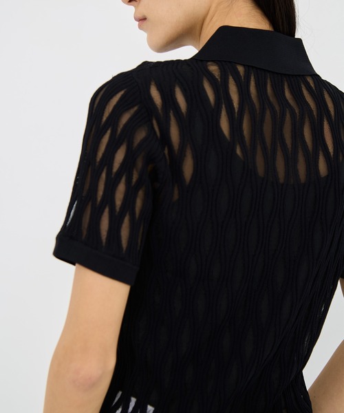 TAAKK(ターク)の「【TAAKK/ターク】Polo Knit/ポロニット(ニット/セーター・レディース・ブラック・1)」の6枚目の写真