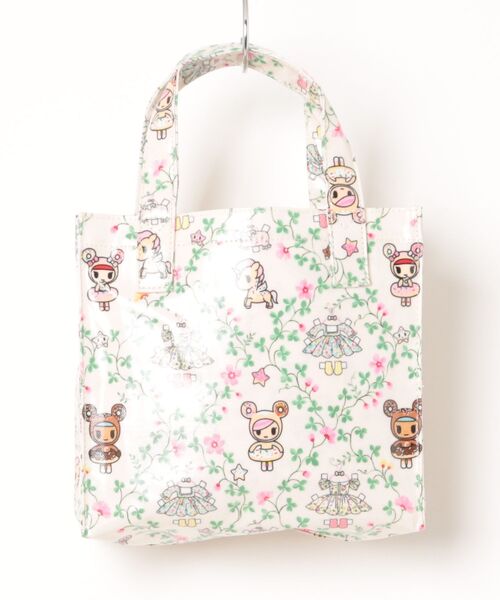 Cath Kidston(キャスキッドソン)の「tokidoki スモール ブックバッグ Tokidoki Paper Dresses(ハンドバッグ・レディース・アイボリー・FREE)」の5枚目の写真