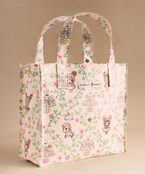 Cath Kidston(キャスキッドソン)の「tokidoki スモール ブックバッグ Tokidoki Paper Dresses(ハンドバッグ・レディース・アイボリー・FREE)」の9枚目の写真