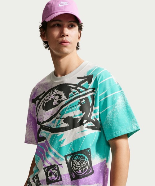 NIKE（ナイキ）の「ナイキ NIKE ナイキ NSW LSE ポスト スタンプ S/S Tシャツ（Tシャツ/カットソー・メンズ・ホワイト×レッド/グレー・S/M/L/LL/3L）」の2枚目の写真