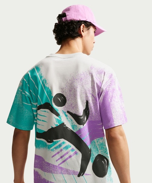 NIKE（ナイキ）の「ナイキ NIKE ナイキ NSW LSE ポスト スタンプ S/S Tシャツ（Tシャツ/カットソー・メンズ・ホワイト×レッド/グレー・S/M/L/LL/3L）」の9枚目の写真