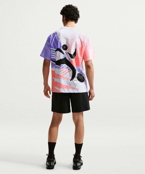 NIKE（ナイキ）の「ナイキ NIKE ナイキ NSW LSE ポスト スタンプ S/S Tシャツ（Tシャツ/カットソー・メンズ・ホワイト×レッド/グレー・S/M/L/LL/3L）」の7枚目の写真