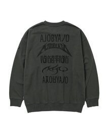 AJOBYAJO（アジョバイアジョ）の「[PBA] Five AJO Logos Washed Sweatshirt [CHARCOAL]（スウェット）」
