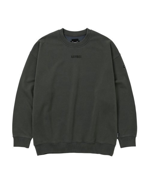 AJOBYAJO（アジョバイアジョ）の「[PBA] Five AJO Logos Washed Sweatshirt [CHARCOAL]（スウェット・レディース・その他・XL/L）」の3枚目の写真