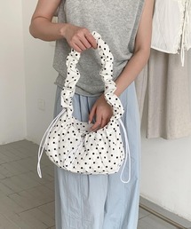 Liaa/ドット くしゅくしゅ ハンド ショルダー バッグ A18781
