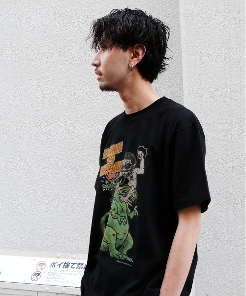 MELLOW（メロー）の「BATTLE SS TEE（Tシャツ/カットソー・メンズ・ブラック/バーガンディー/ホワイト・L/M）」の5枚目の写真