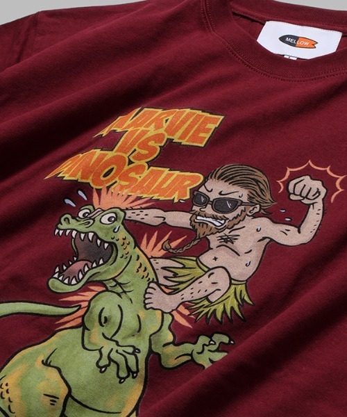 MELLOW（メロー）の「BATTLE SS TEE（Tシャツ/カットソー・メンズ・ブラック/バーガンディー/ホワイト・L/M）」の21枚目の写真