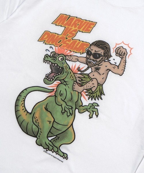 MELLOW（メロー）の「BATTLE SS TEE（Tシャツ/カットソー・メンズ・ブラック/バーガンディー/ホワイト・L/M）」の12枚目の写真