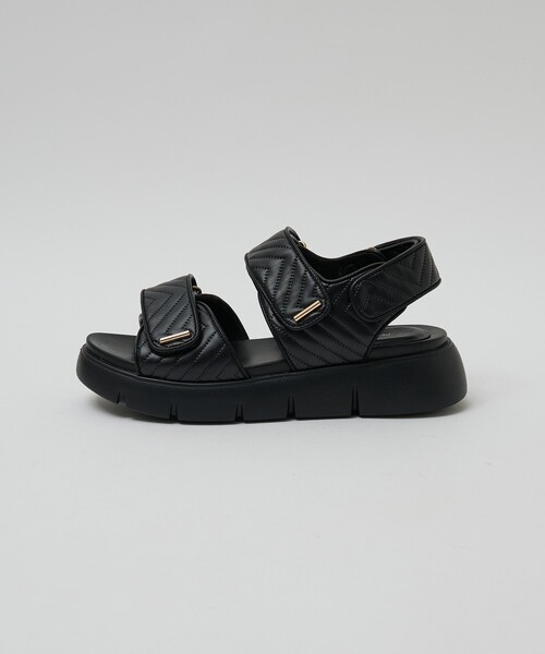 Au BANNISTER（オゥバニスター）の「【軽量】Wベルトスポーツサンダル（サンダル・レディース・ブラック/ブラウン/アイボリー・38/37/36/35/39）」の11枚目の写真